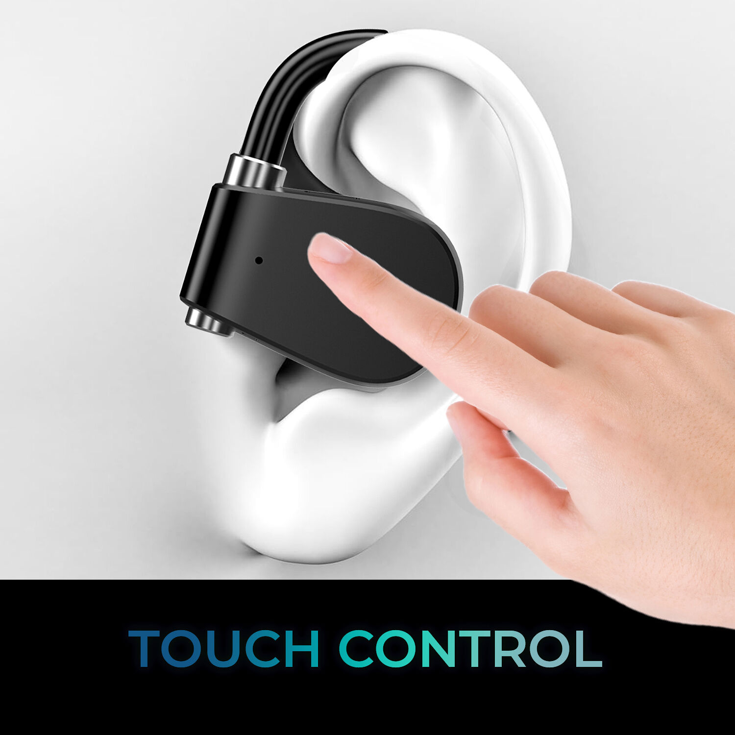 ADESSO INNOVATION INC B/T OPEN EAR SPORTS EARBUDS W/CHARGING CASE TOUCHSCREEN CONT — view 6