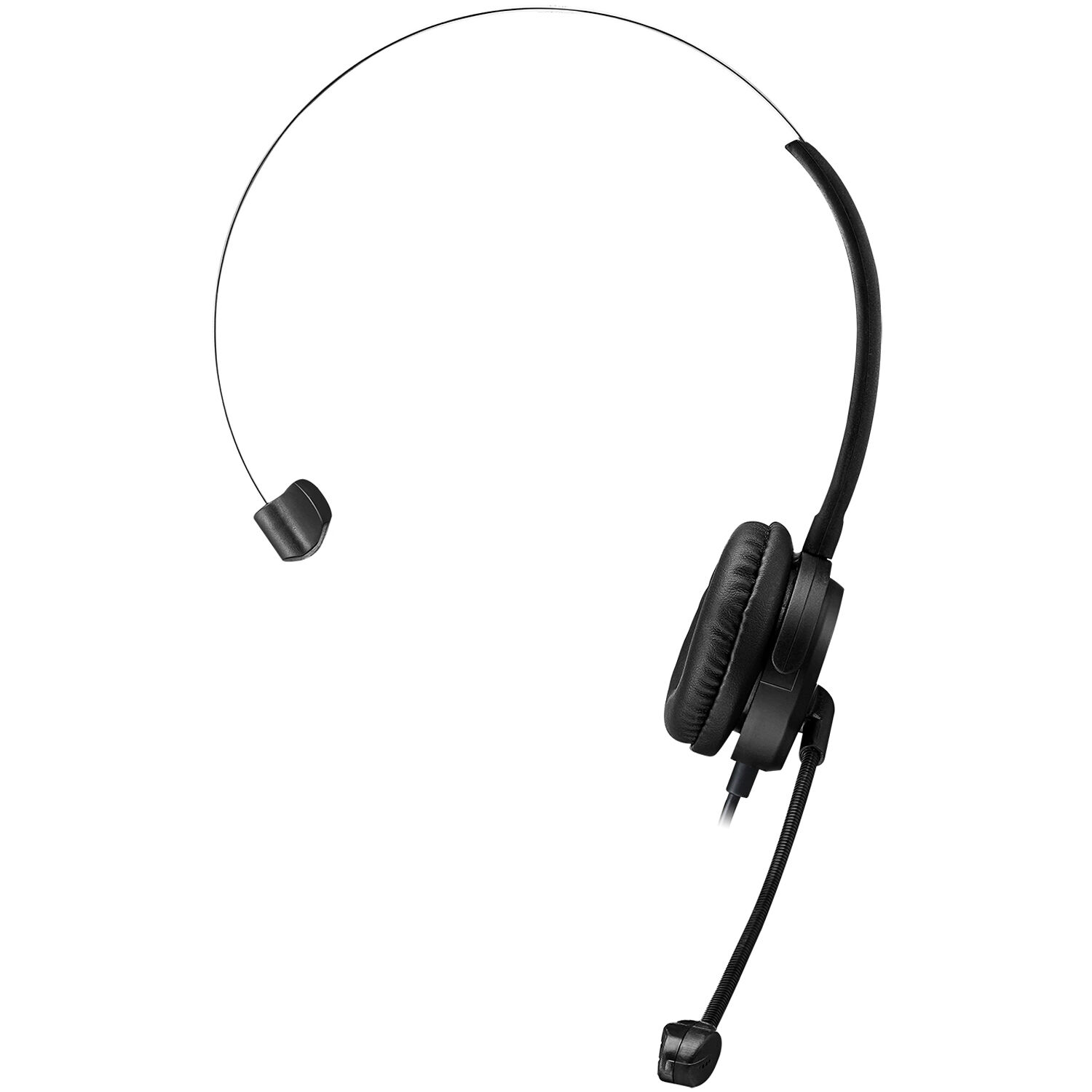 Adesso XTREAMP1 mono USB headset with adjustable microphone and in-line controls — view 3
