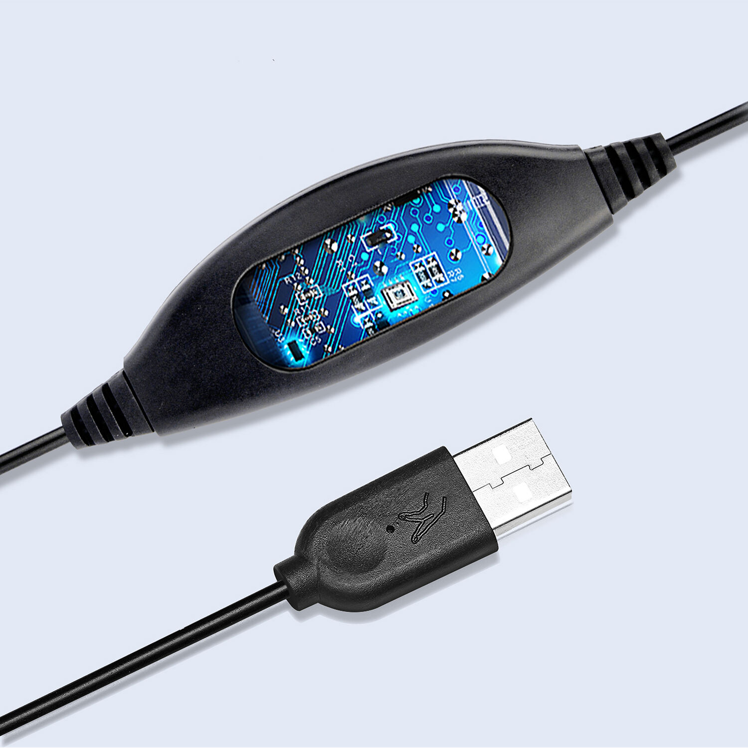 Adesso XTREAMP1 mono USB headset with adjustable microphone and in-line controls — view 7