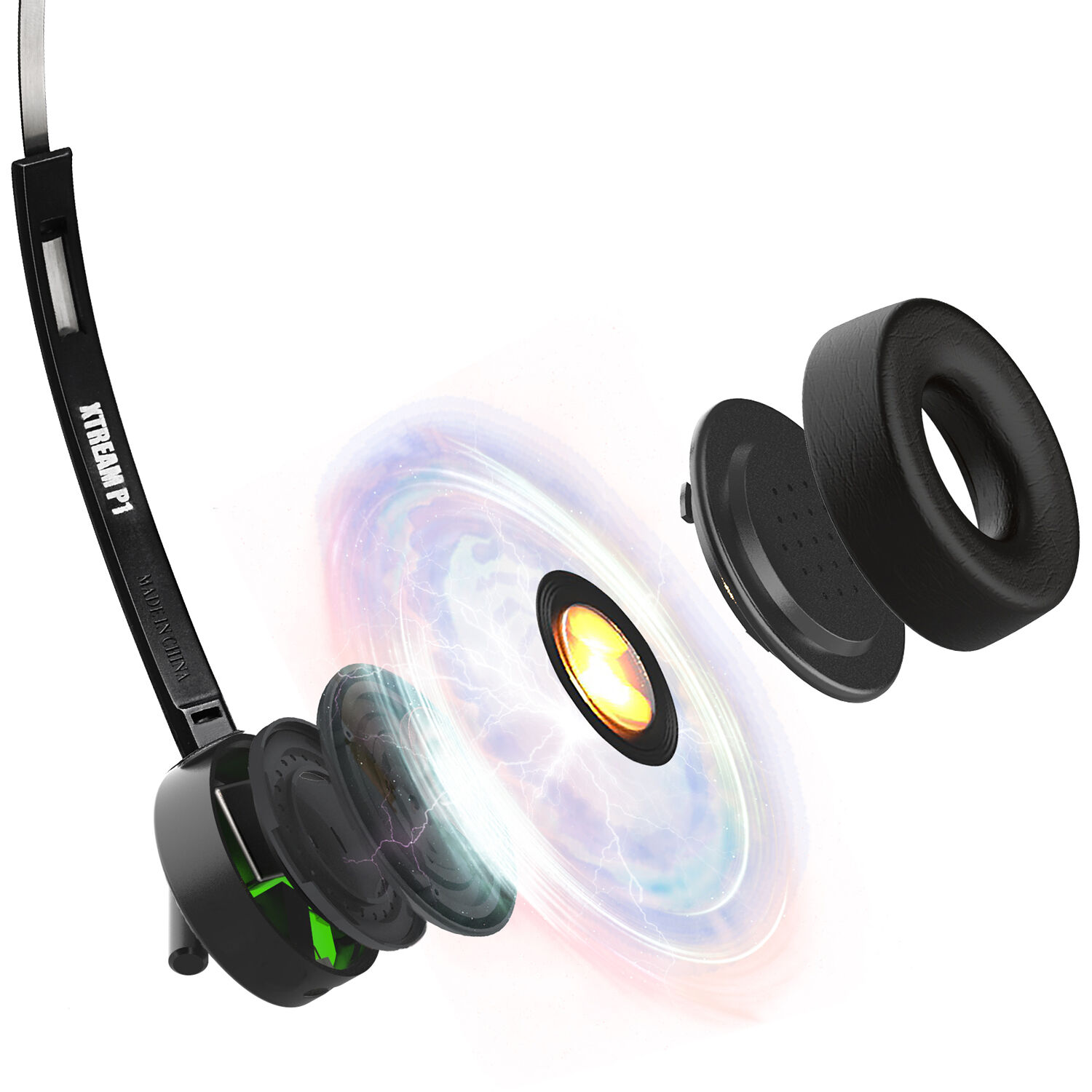Adesso XTREAMP1 mono USB headset with adjustable microphone and in-line controls — view 8