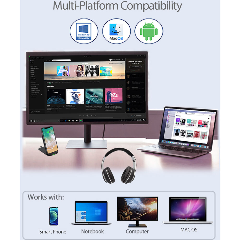 Adesso XTREAM P500 Bluetooth stereo headphone with built-in microphone — view 10