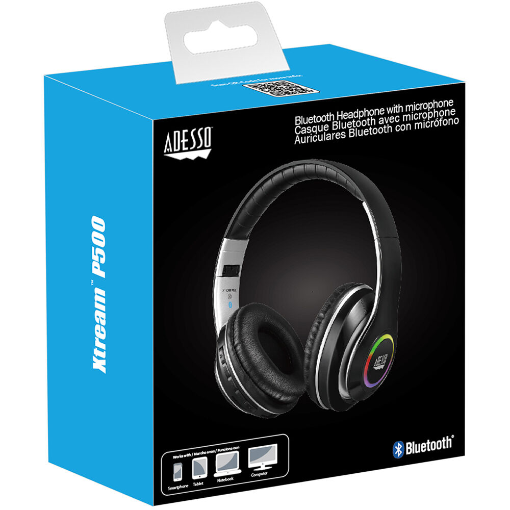 Adesso XTREAM P500 Bluetooth stereo headphone with built-in microphone — view 11