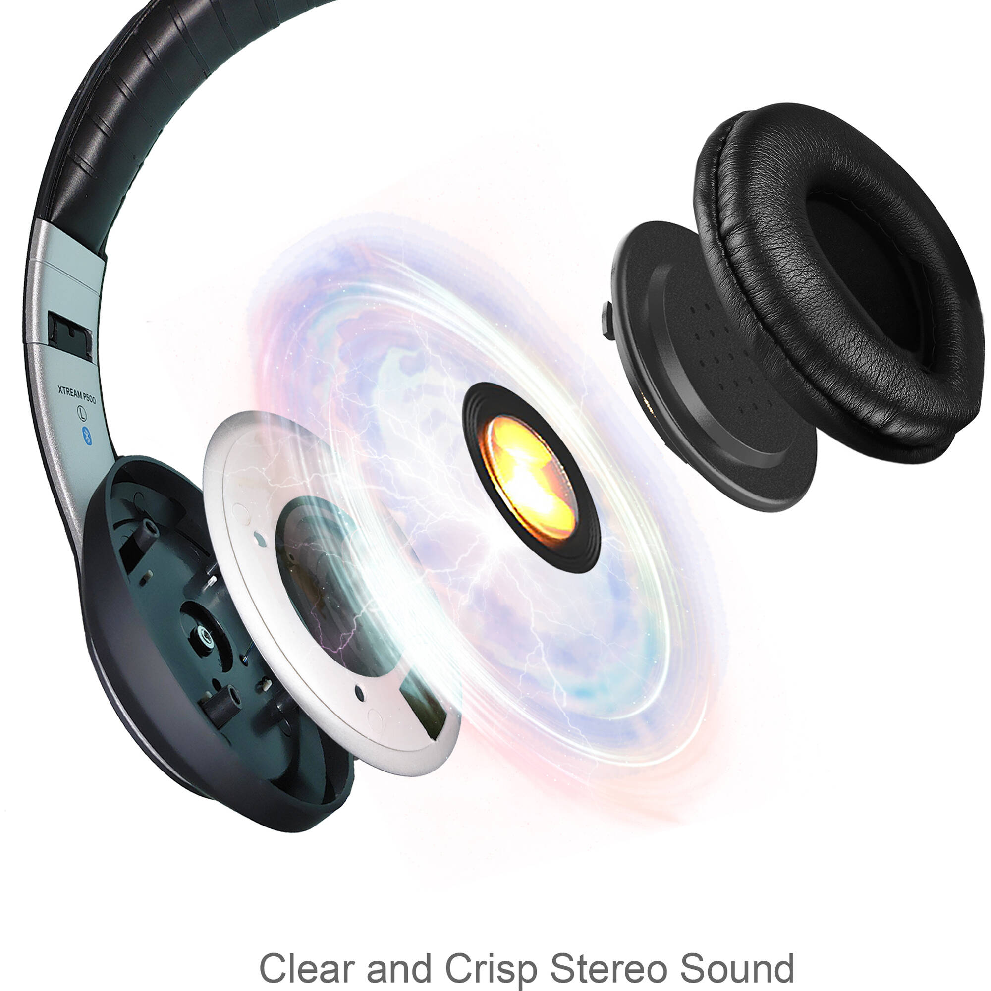 Adesso XTREAM P500 Bluetooth stereo headphone with built-in microphone — view 5
