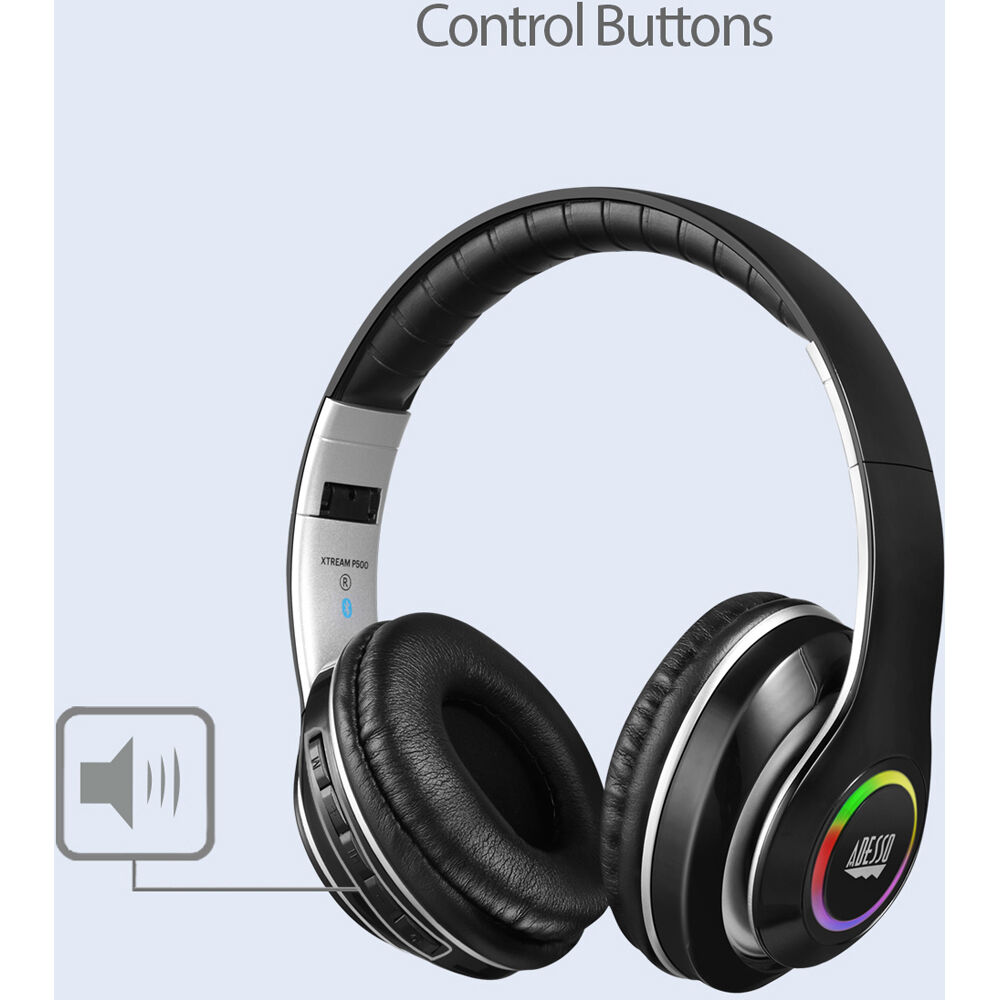 Adesso XTREAM P500 Bluetooth stereo headphone with built-in microphone — view 9