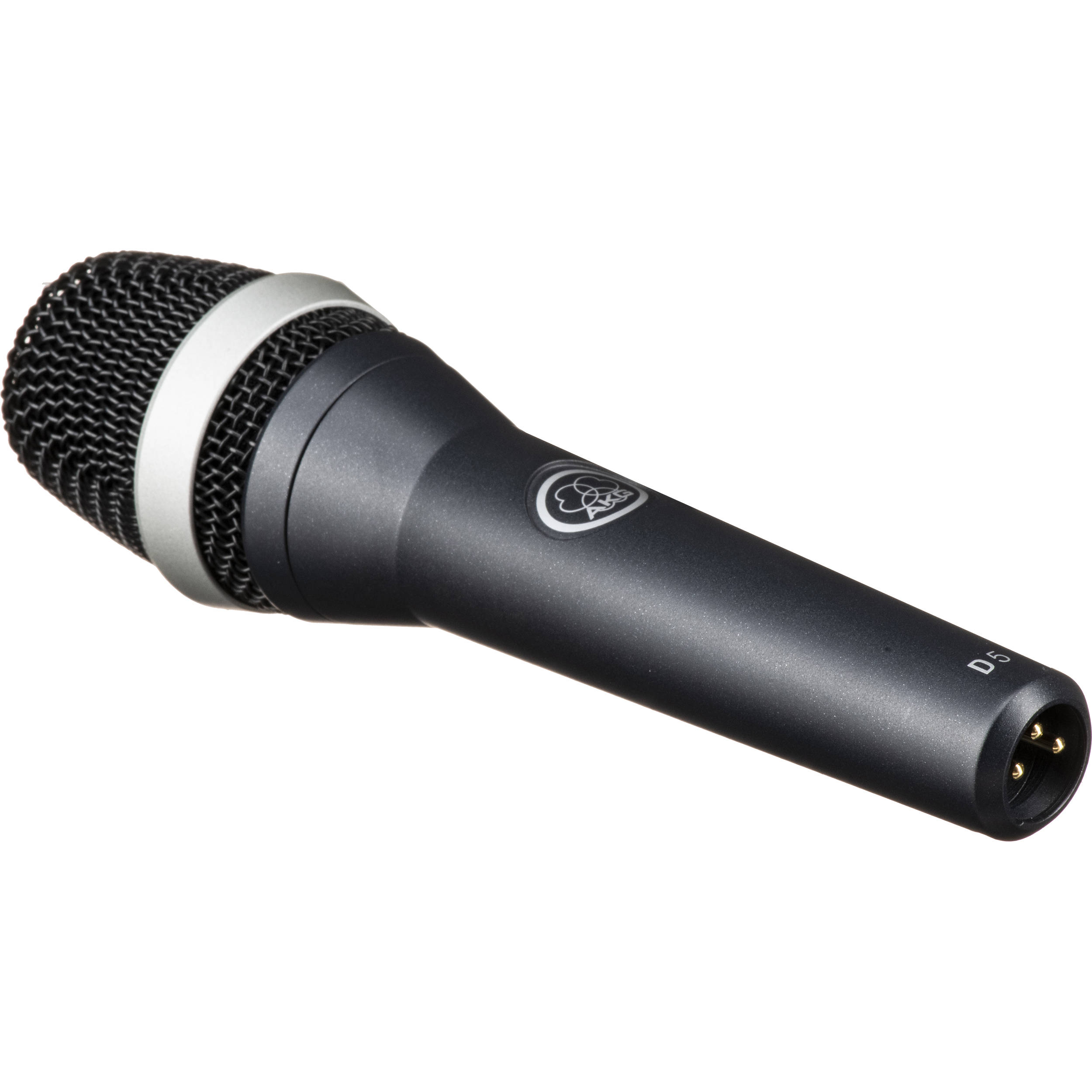 AKG D5 handheld dynamic cardioid vocal microphone for live stage performance — view 2