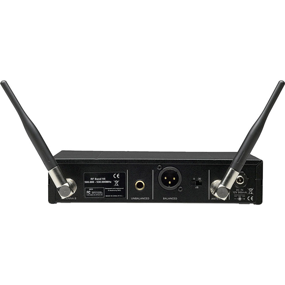 AKG Wireless Mic System 470 rack-mount stationary wireless receiver with included rack hardware — view 2