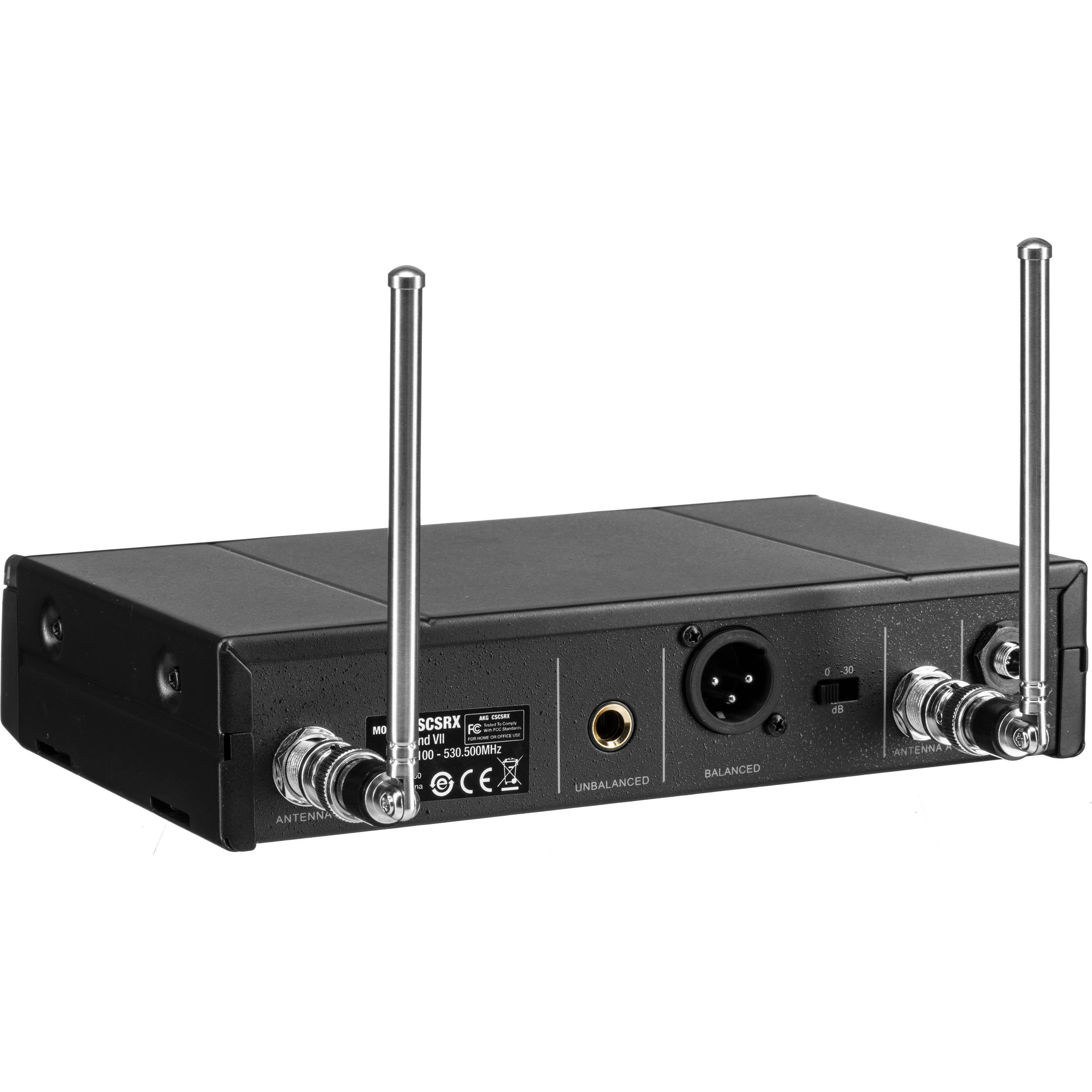AKG wireless handheld microphone system with SR470 receiver and HT470/D5 transmitter — view 3