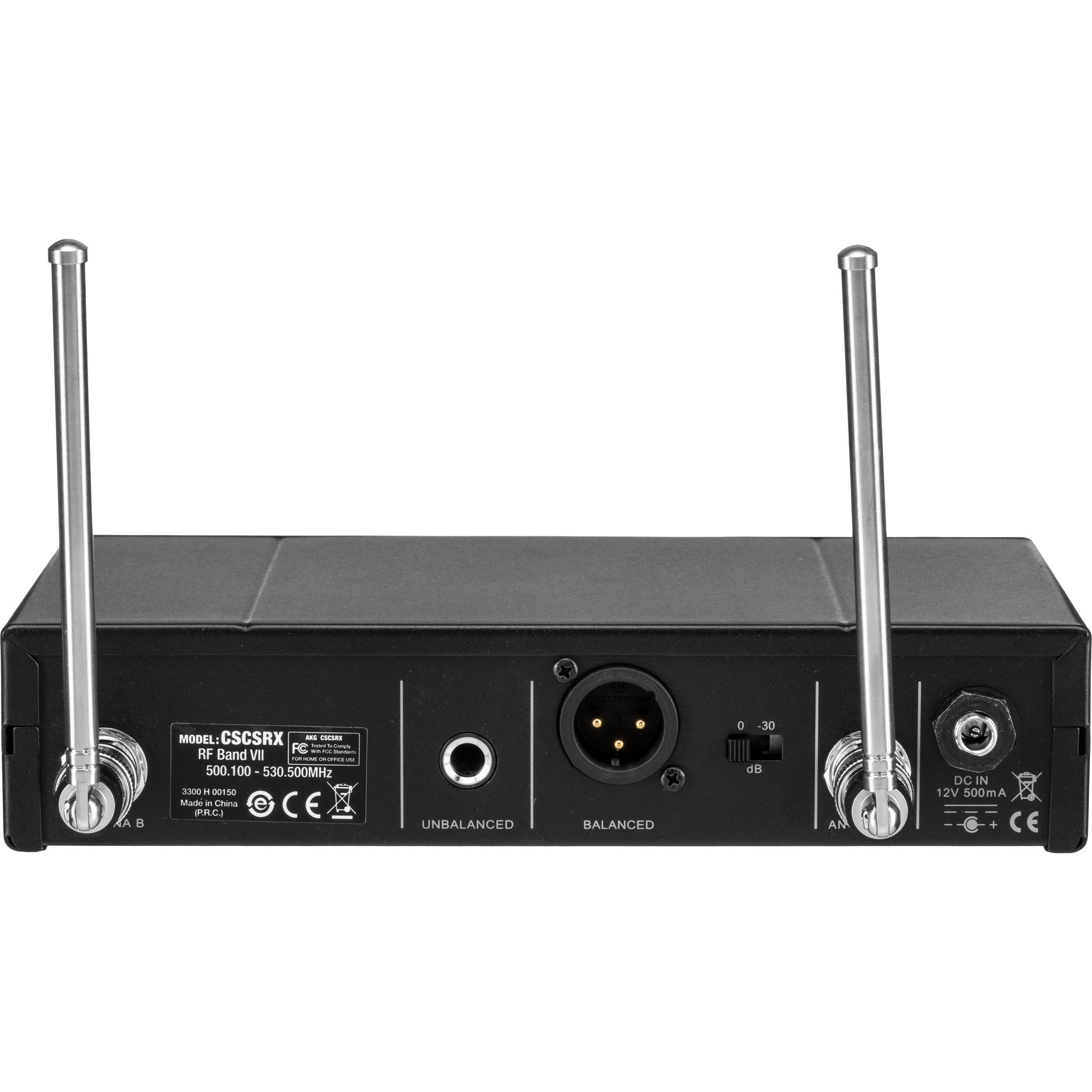 AKG wireless handheld microphone system with SR470 receiver and HT470/D5 transmitter — view 4