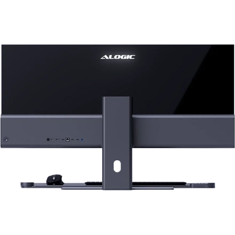 ALOGIC EDGE 40-inch ultrawide WQHD LCD monitor in Space Grey with 90W USB-C power delivery — view 2