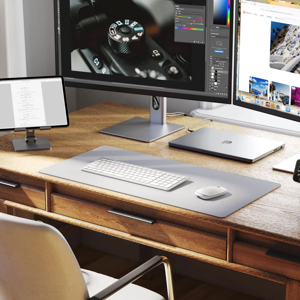 ALOGIC Echelon compact white Bluetooth keyboard and mouse set for Mac with USB-C rechargeability — view 5