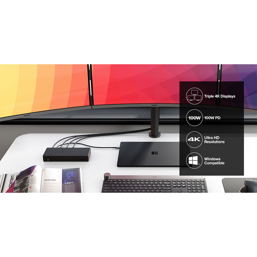 ALOGIC USB-C MA3 TRIPLE DISPLAY DOCKING STATION WITH 100W PD — view 7