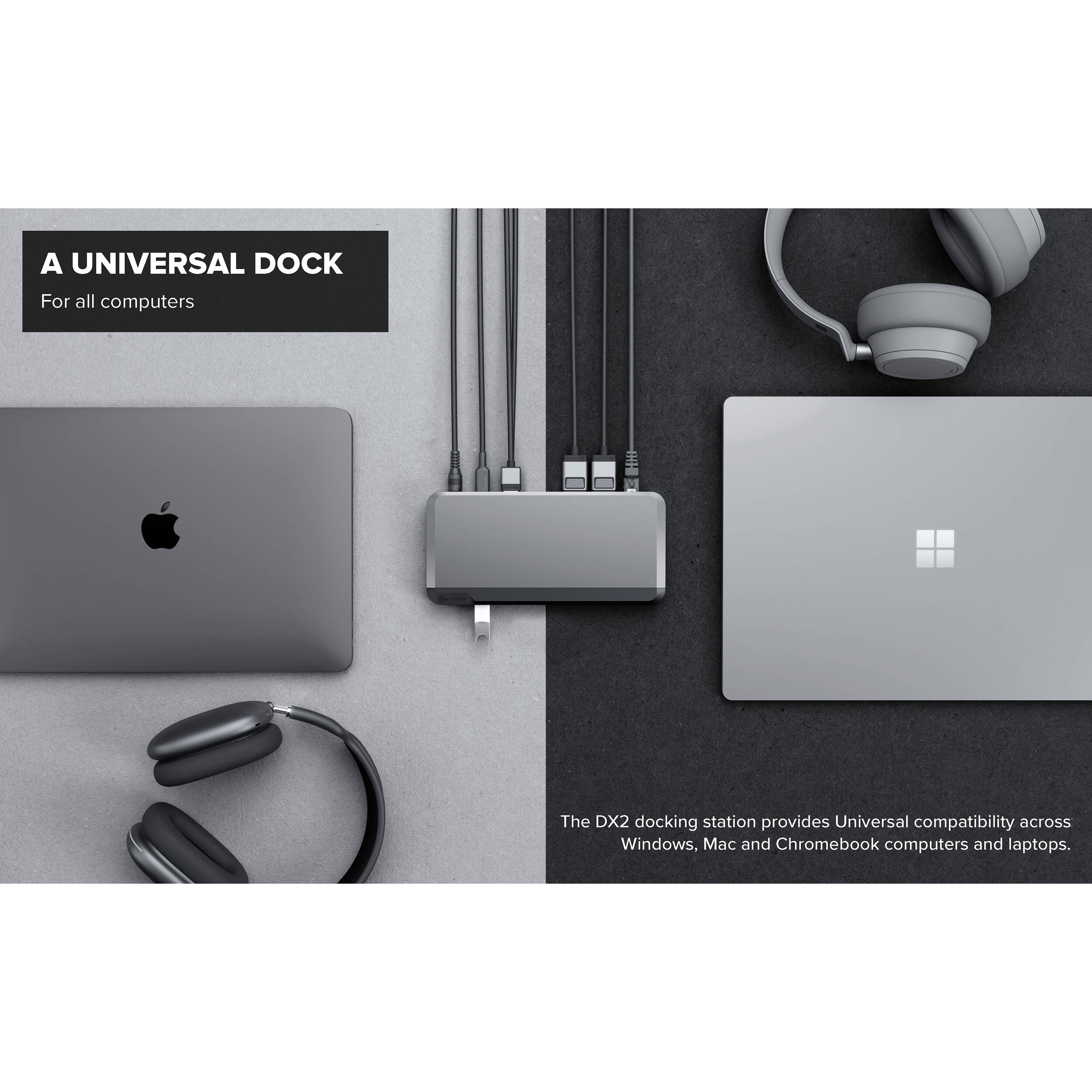 ALOGIC UNIVERSAL DUAL 4K DOCKING STATION WITH 100W POWER DELIVERY PRIME DX2 DOCK — view 20