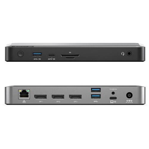 ALOGIC UNIVERSAL TRIPLE 4K DOCKING STATION WITH 100W POWER DELIVERY PRIME DX3 DO — view 3