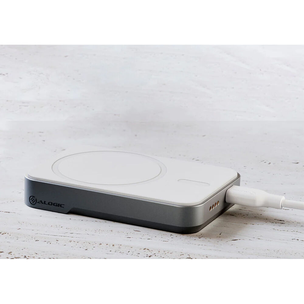 ALOGIC MATRIX UNIVERSAL MAGNETIC POWER BANK 5000MAH WHITE — view 2
