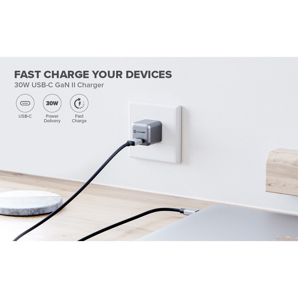 ALOGIC 30W GaN USB-C wall charger, US version, compact single-port design — view 11