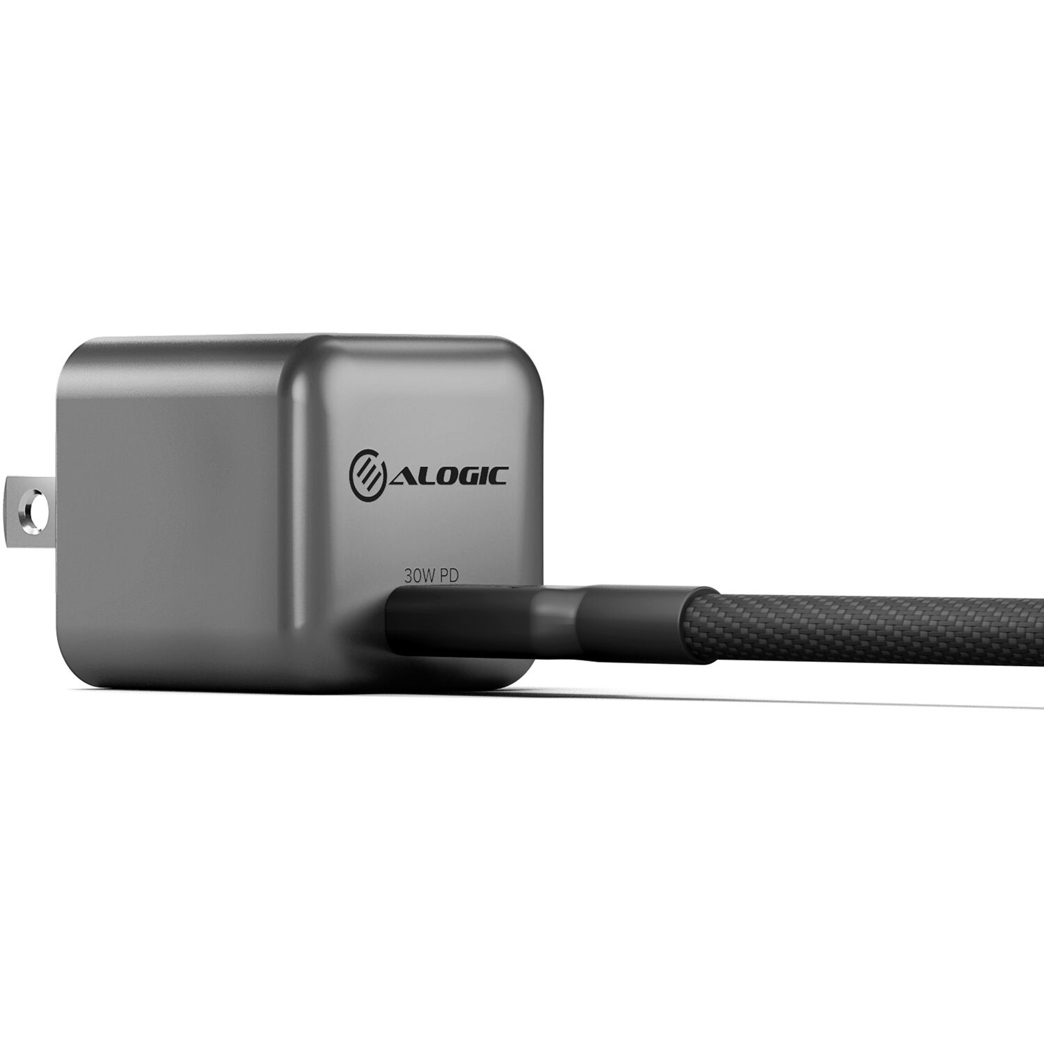 ALOGIC 30W GaN USB-C wall charger, US version, compact single-port design — view 8