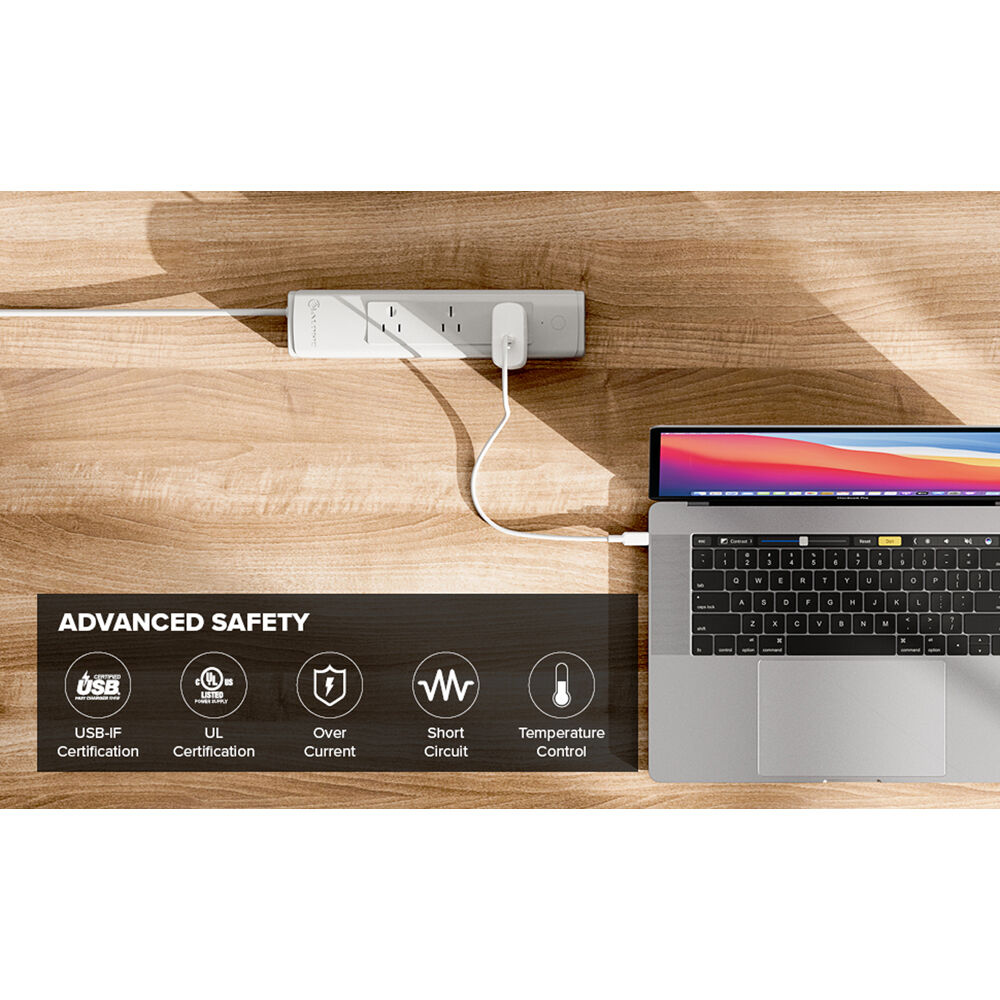 ALOGIC 65 W GaN charger with included 2 m USB-C charging cable — view 12