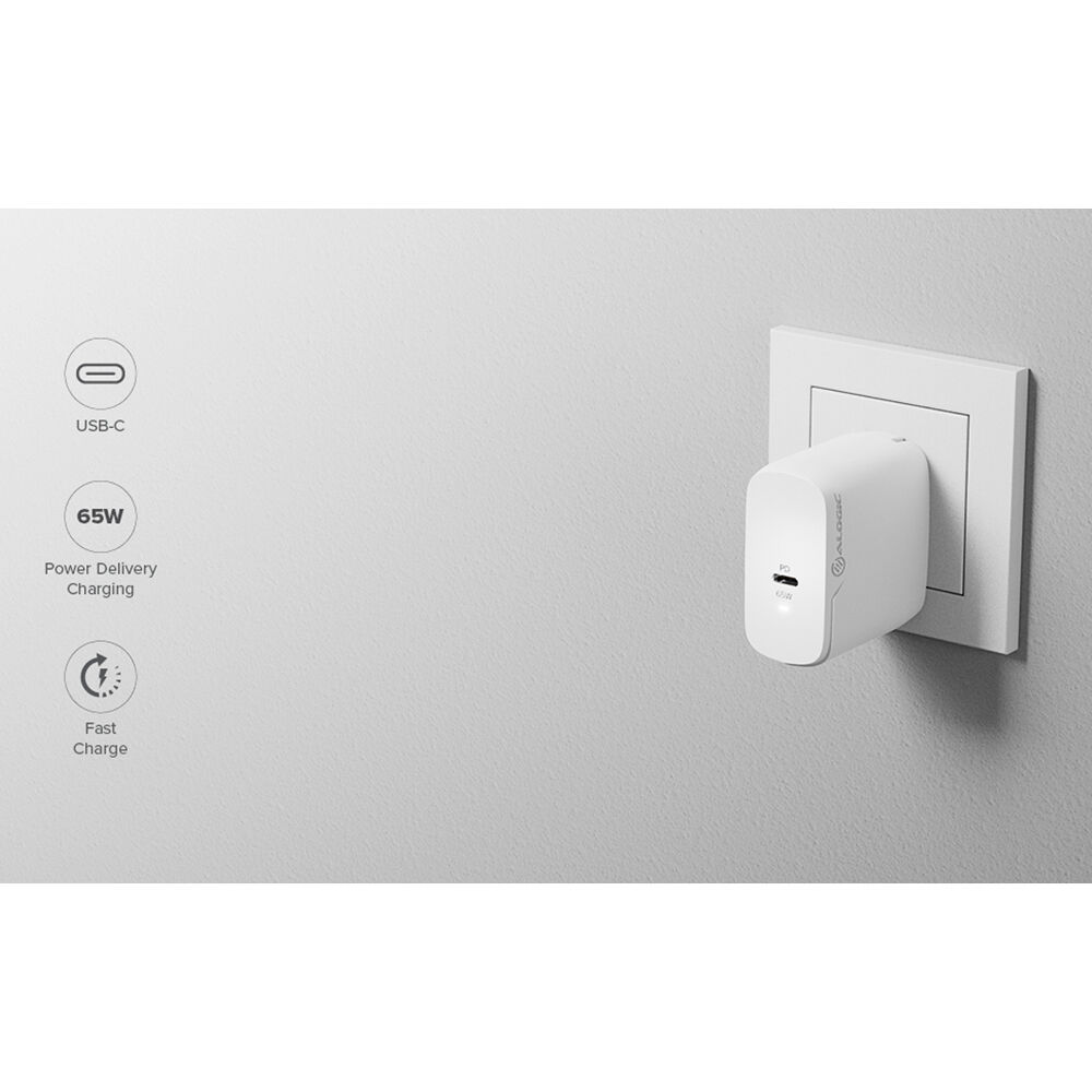 ALOGIC 65 W GaN charger with included 2 m USB-C charging cable — view 16