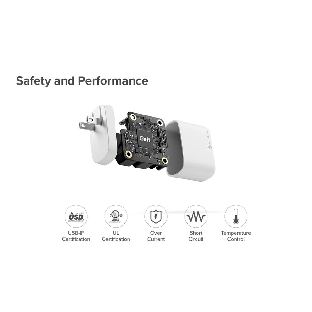 ALOGIC 65 W GaN charger with included 2 m USB-C charging cable — view 5