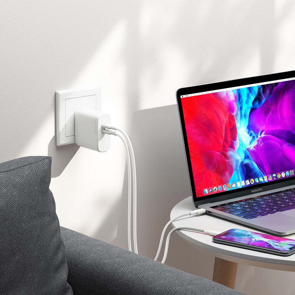 ALOGIC 2X68 RAPID POWER 68W GAN CHARGER - INCLUDES 2M USB-C CHARGING CABLE — view 11