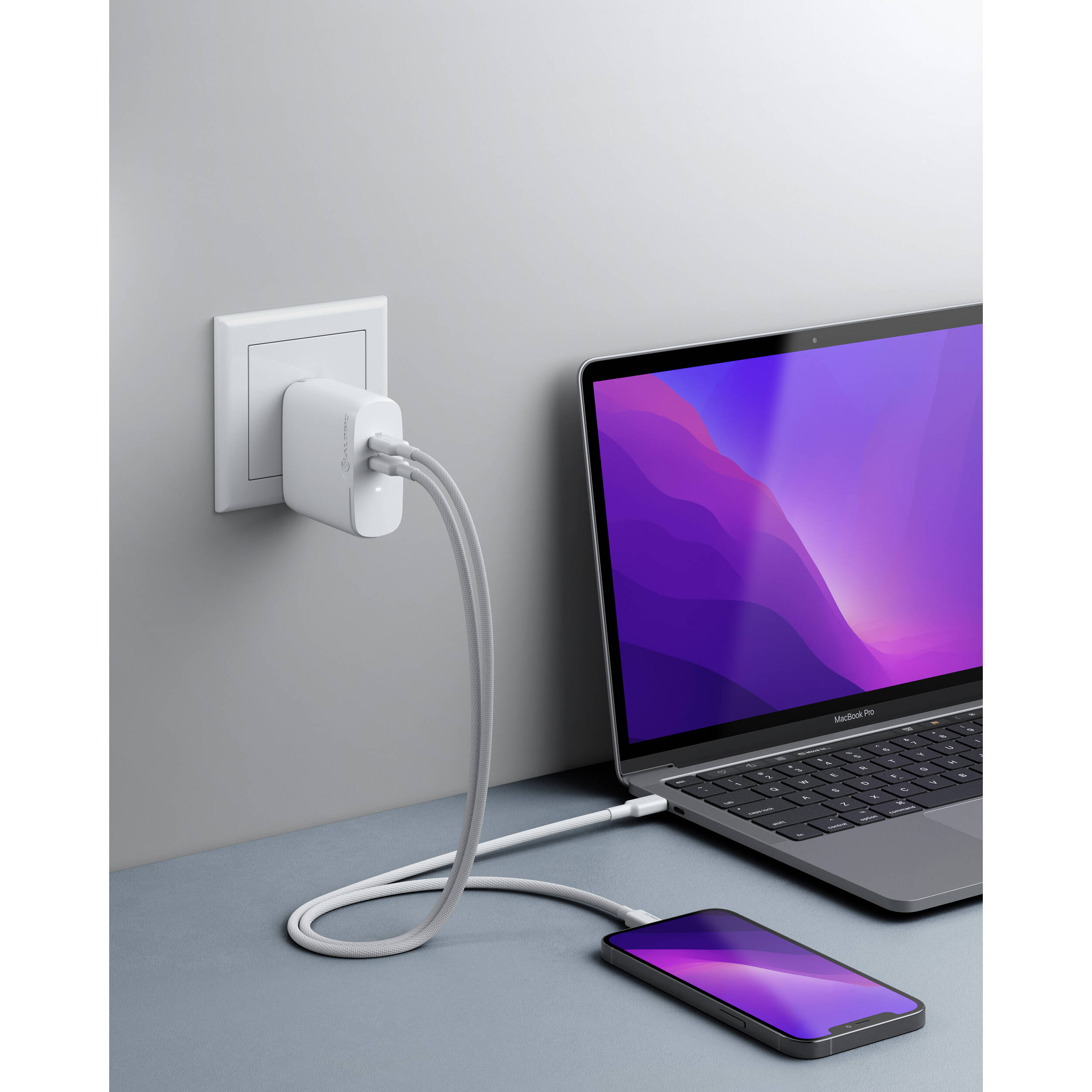 ALOGIC 2X68 RAPID POWER 68W GAN CHARGER - INCLUDES 2M USB-C CHARGING CABLE — view 15