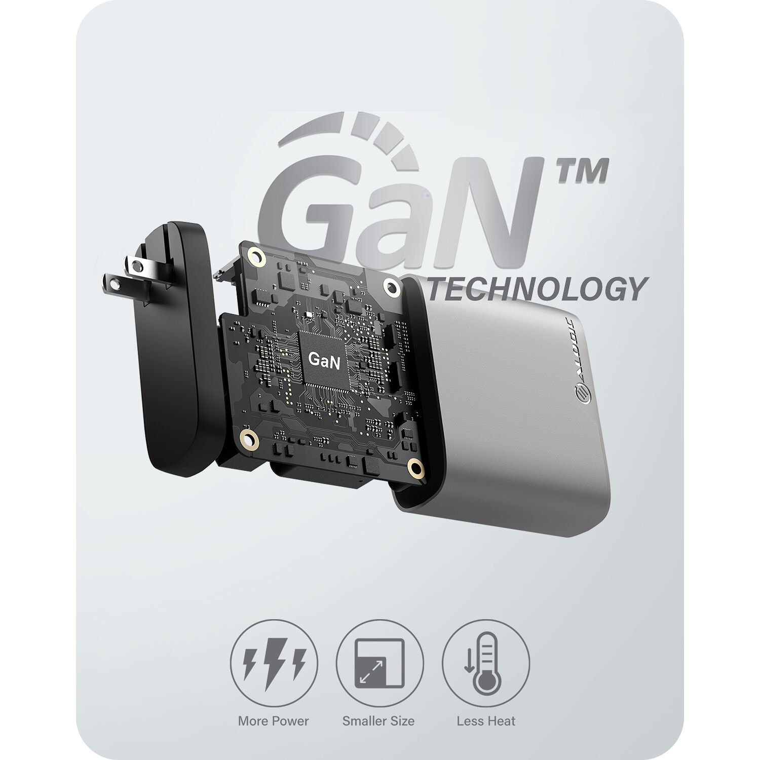 2x68 Rapid Pwr 68W GaN Chrgr — view 3