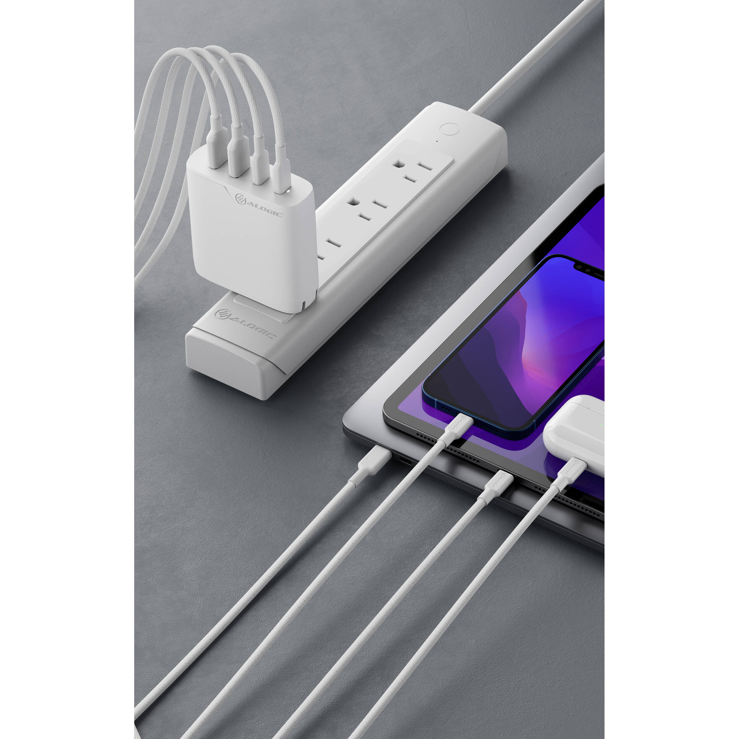 ALOGIC 4X100 Rapid Power 4-port 100 W GaN charger with USB-C charging — view 23