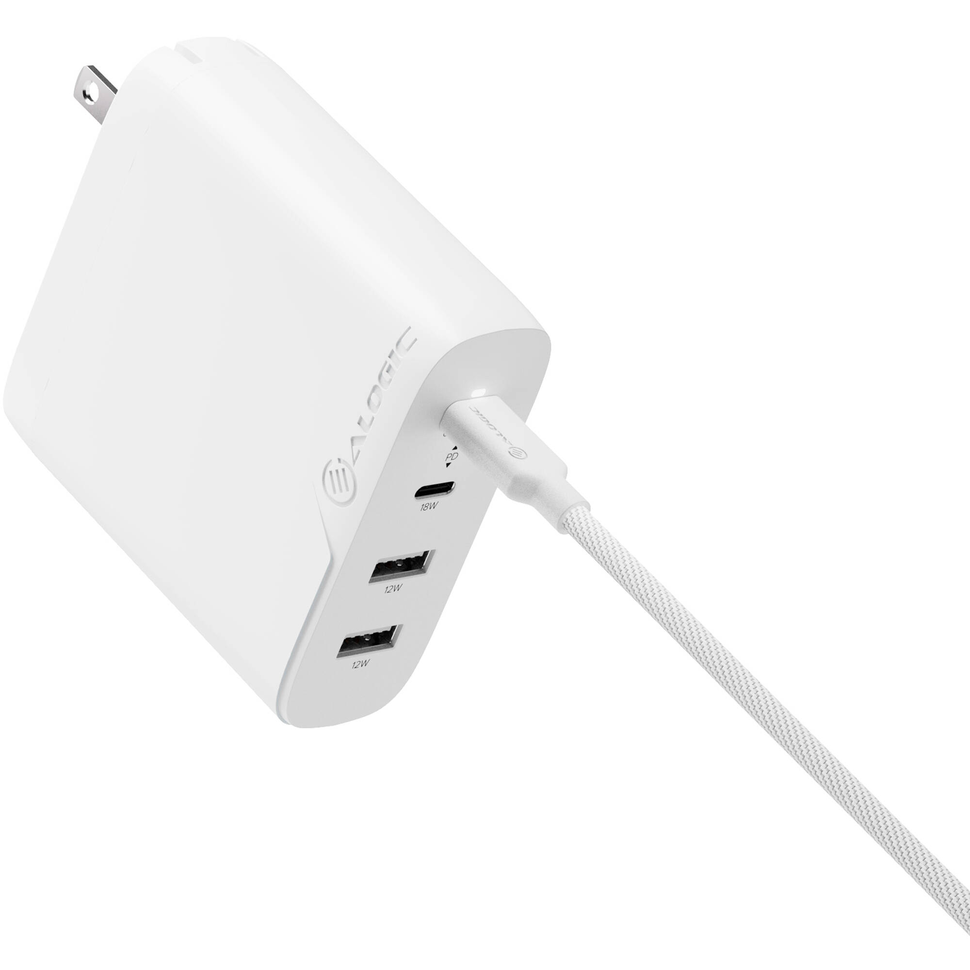 ALOGIC 4X100 Rapid Power 4-port 100 W GaN charger with USB-C charging — view 3