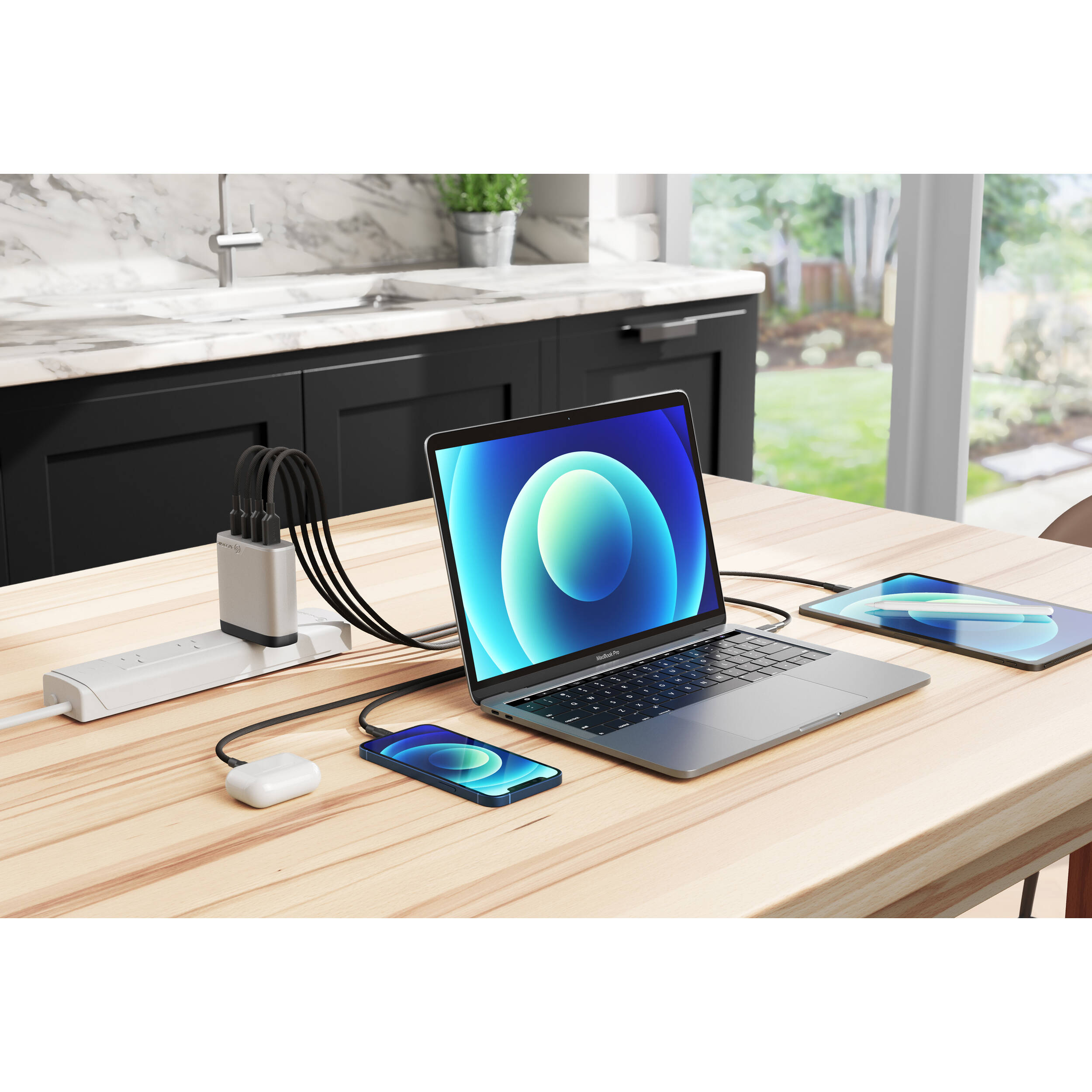 ALOGIC 4X100 Rapid Power 4-port 100W GaN charger in space grey — view 16