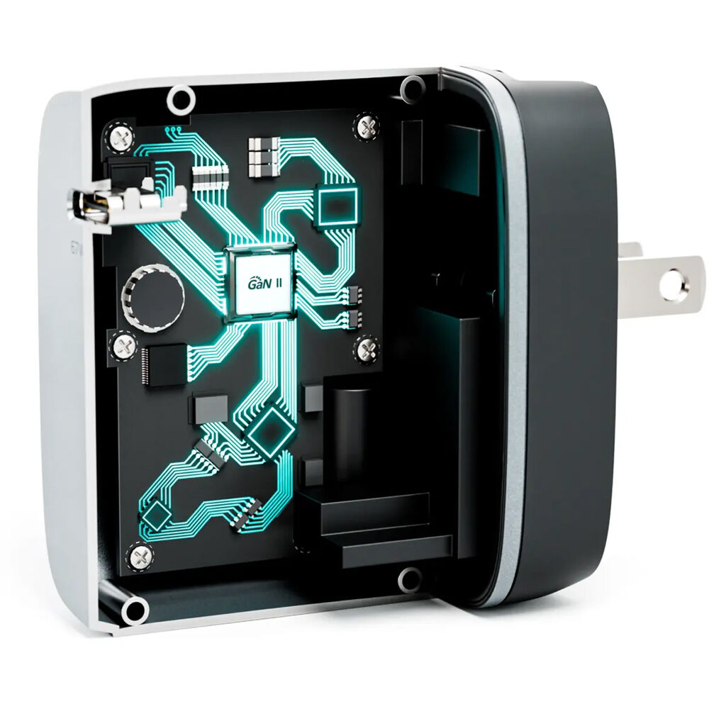 ALOGIC 1X67 67W multi-country GaN charger in space grey — view 4
