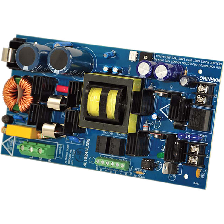 Power Supply Charger, Single Fused Output, 24vdc @ 10a, 115vac, Board