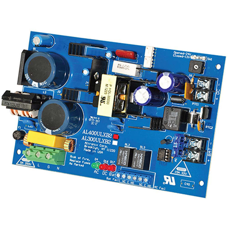Power Supply Charger, Single Class 2 Output, 12/24vdc @ 4a, 115vac, Board