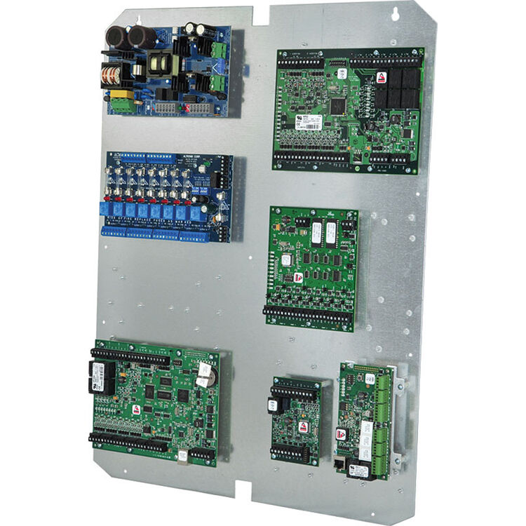 Altronix TROVE2M2 access control enclosure with Mercury backplane for panel integration — view 3