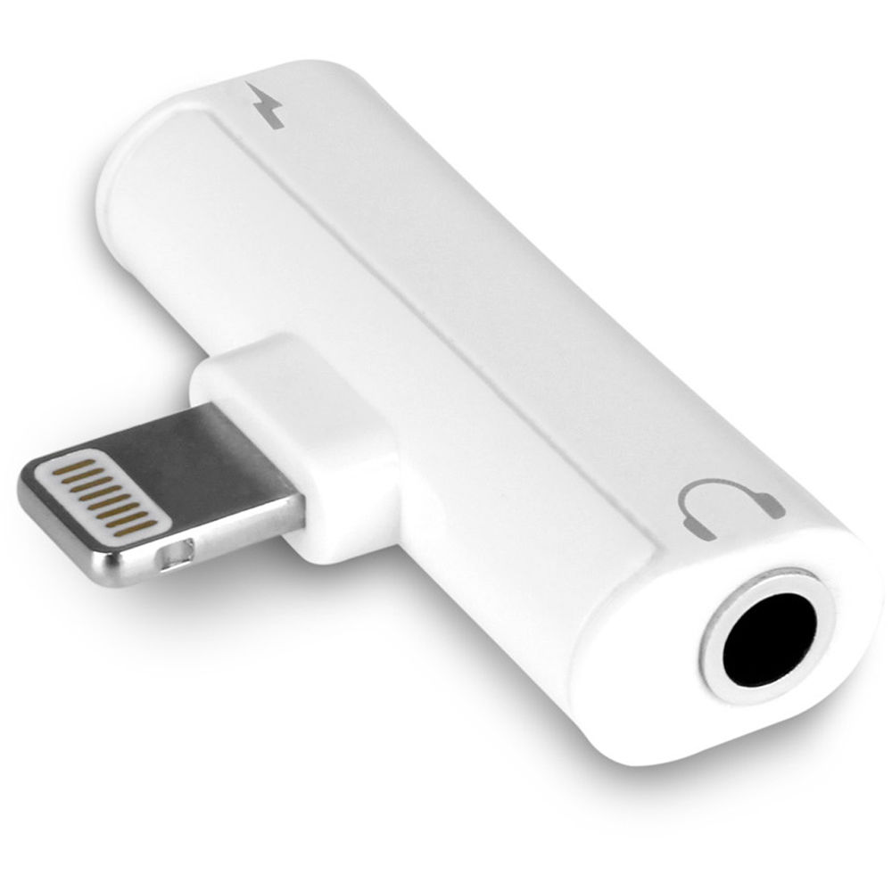 Aluratek Inc Iphone 3.5mm/Lightning Adapter Adapter for Charging  Headphones