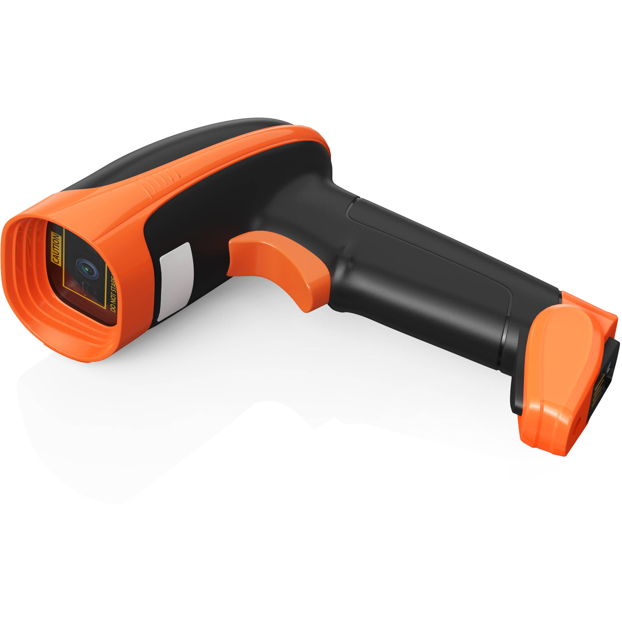 Ambir BR200-BL wireless handheld barcode scanner in black for point-of-sale use — view 4