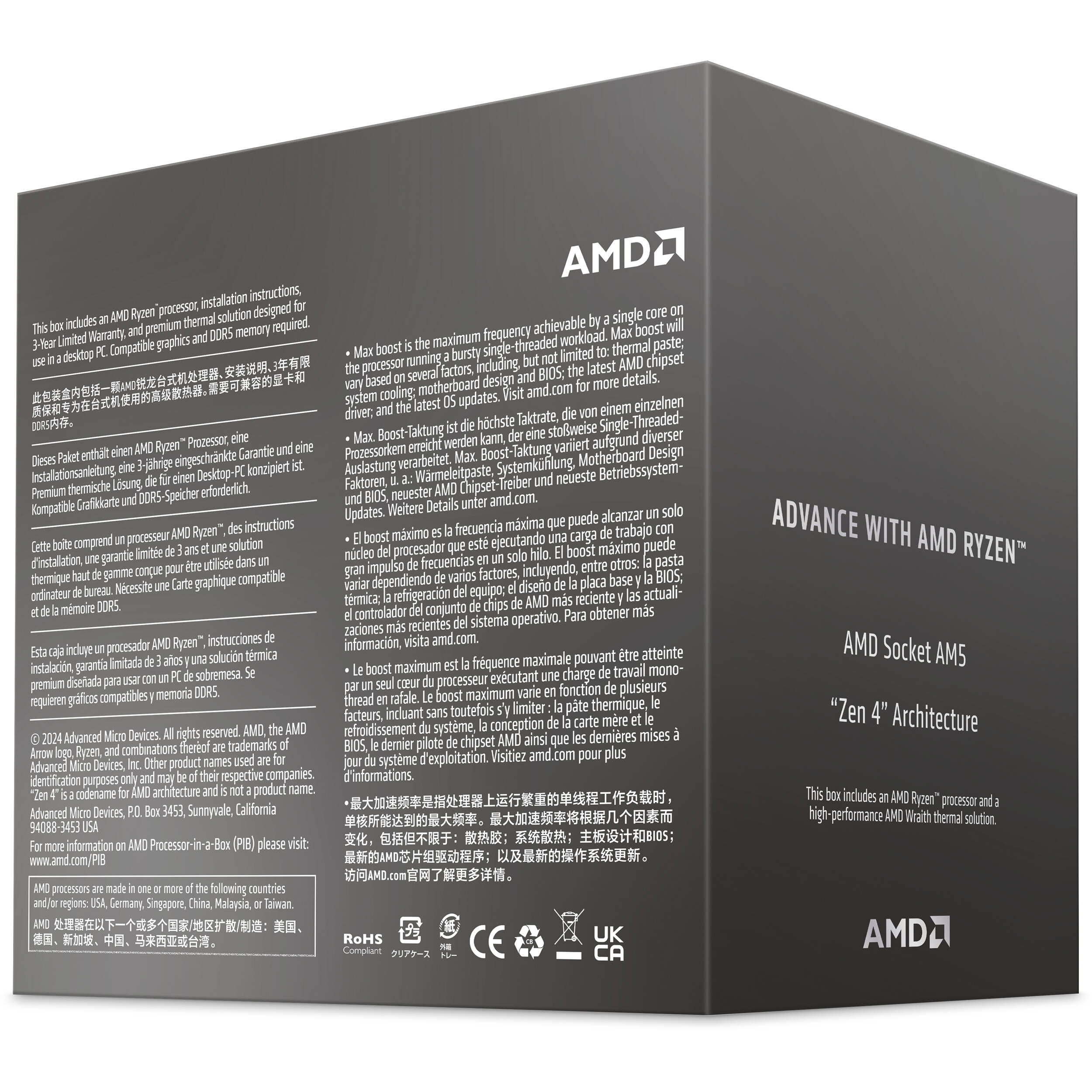 AMD RYZEN 5 8400F 6-CORE PROCESSOR — view 2