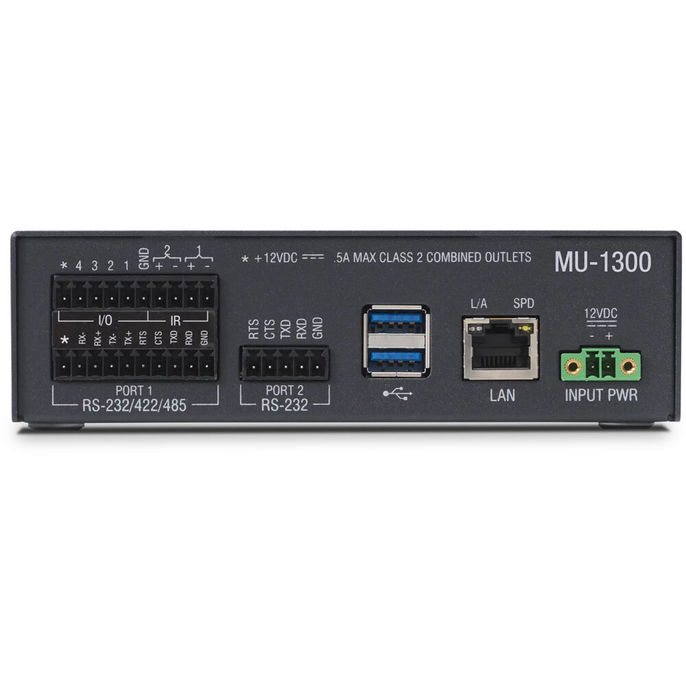 AMX MUSE Controller MU-1300 with 2 serial 2 IR and 4 IO ports — view 2