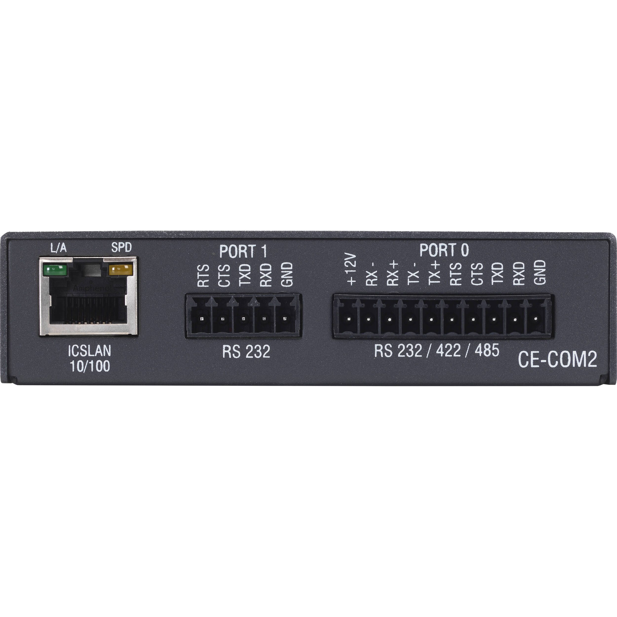 Harman AMX CE COM2 universal control accessory with RJ-45 network and PoE support — view 3