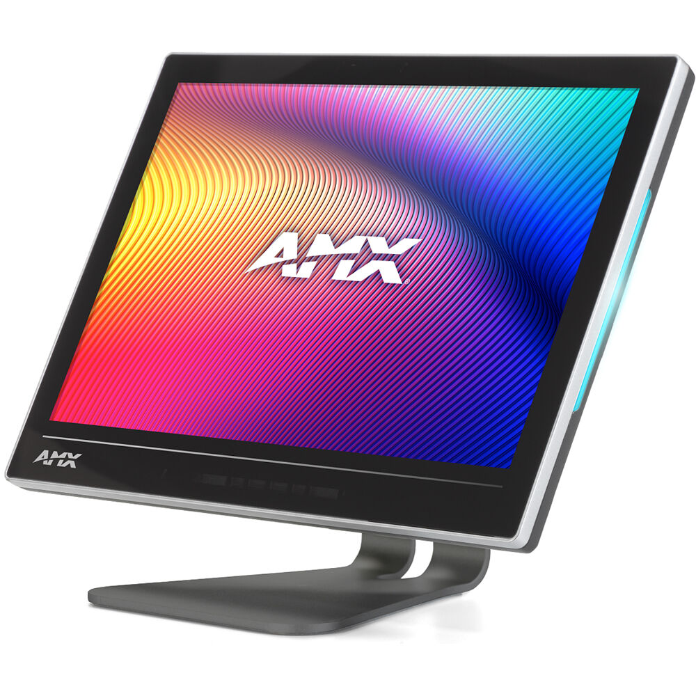 AMX tablet PC stand for tabletop deployment on a desk — view 2