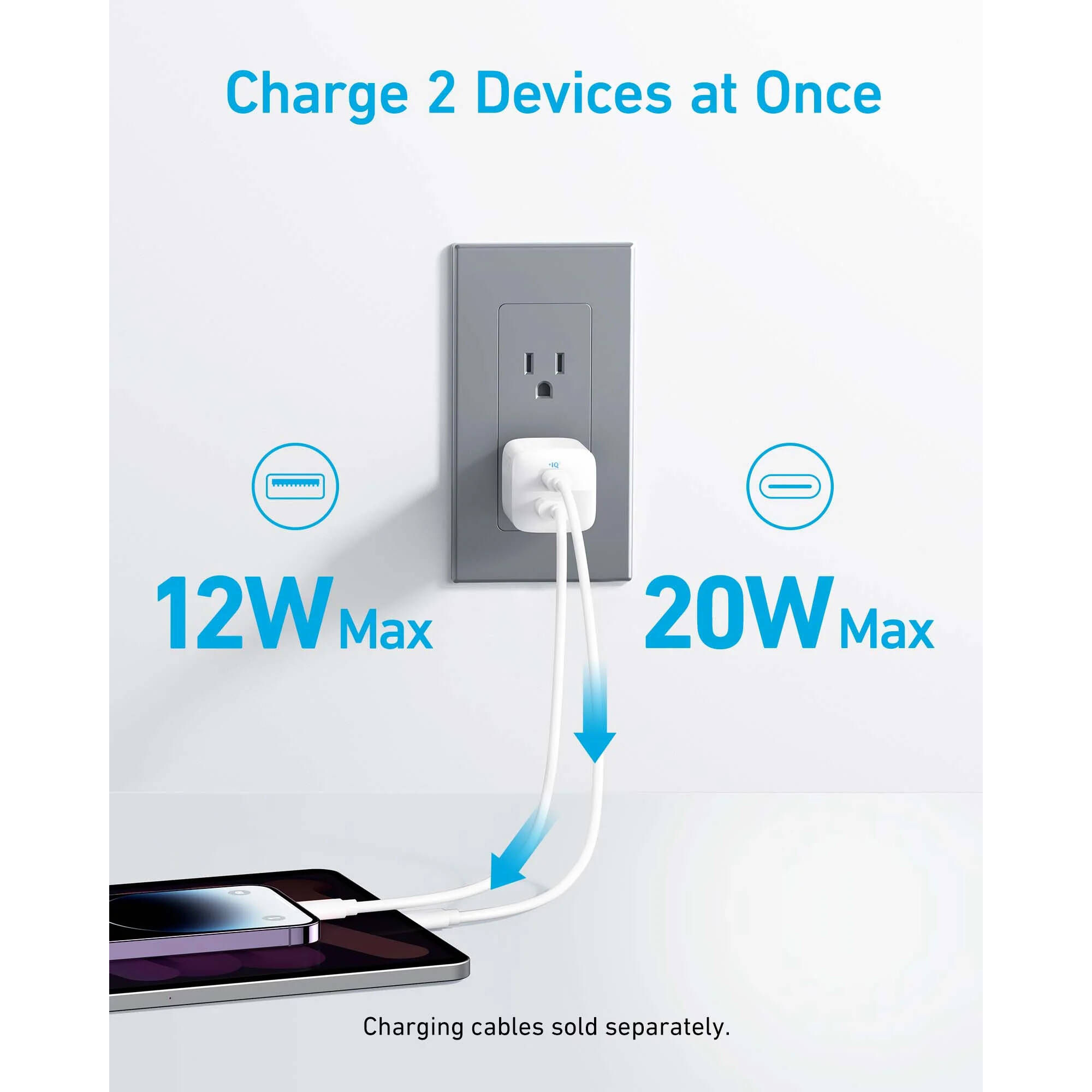 Anker 323 Charger (32W) PD compact USB-C wall charger — view 3
