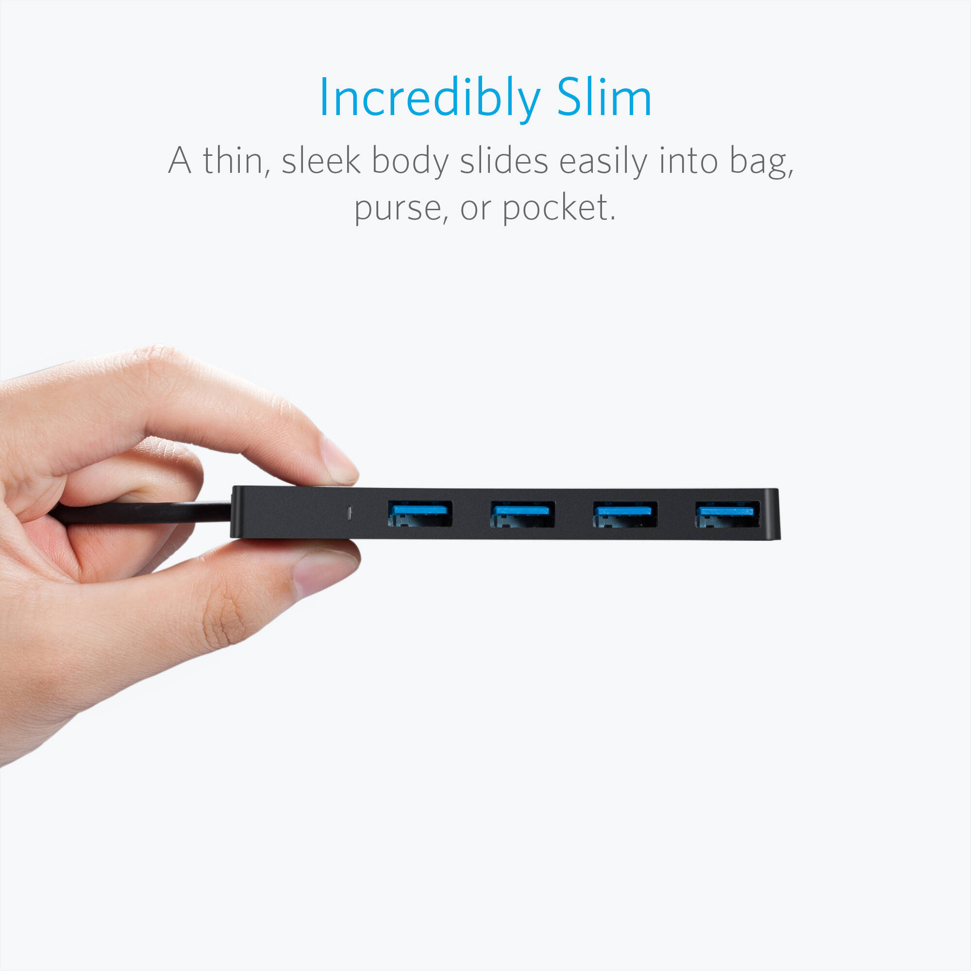 ANKER ULTRA SLIM 4-PORT USB 3.0 HUB ANKER ULTRA SLIM 4-PORT USB 3.0 HUB — view 3
