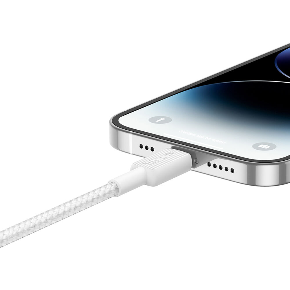 ANKER 6FT BRAIDED CABLE WHITE USB-C TO LIGHTNING — view 4