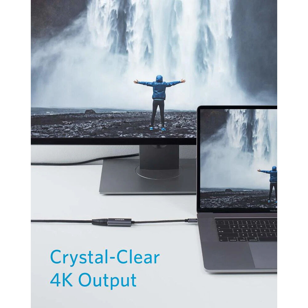 ANKER ANKER USB-C TO HDMI ADAPTOR GRAY 4K — view 5