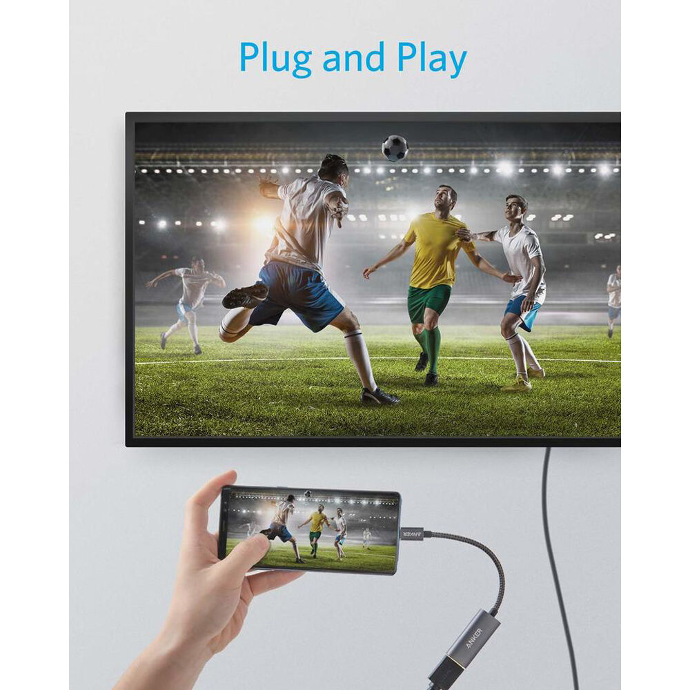 ANKER ANKER USB-C TO HDMI ADAPTOR GRAY 4K — view 6