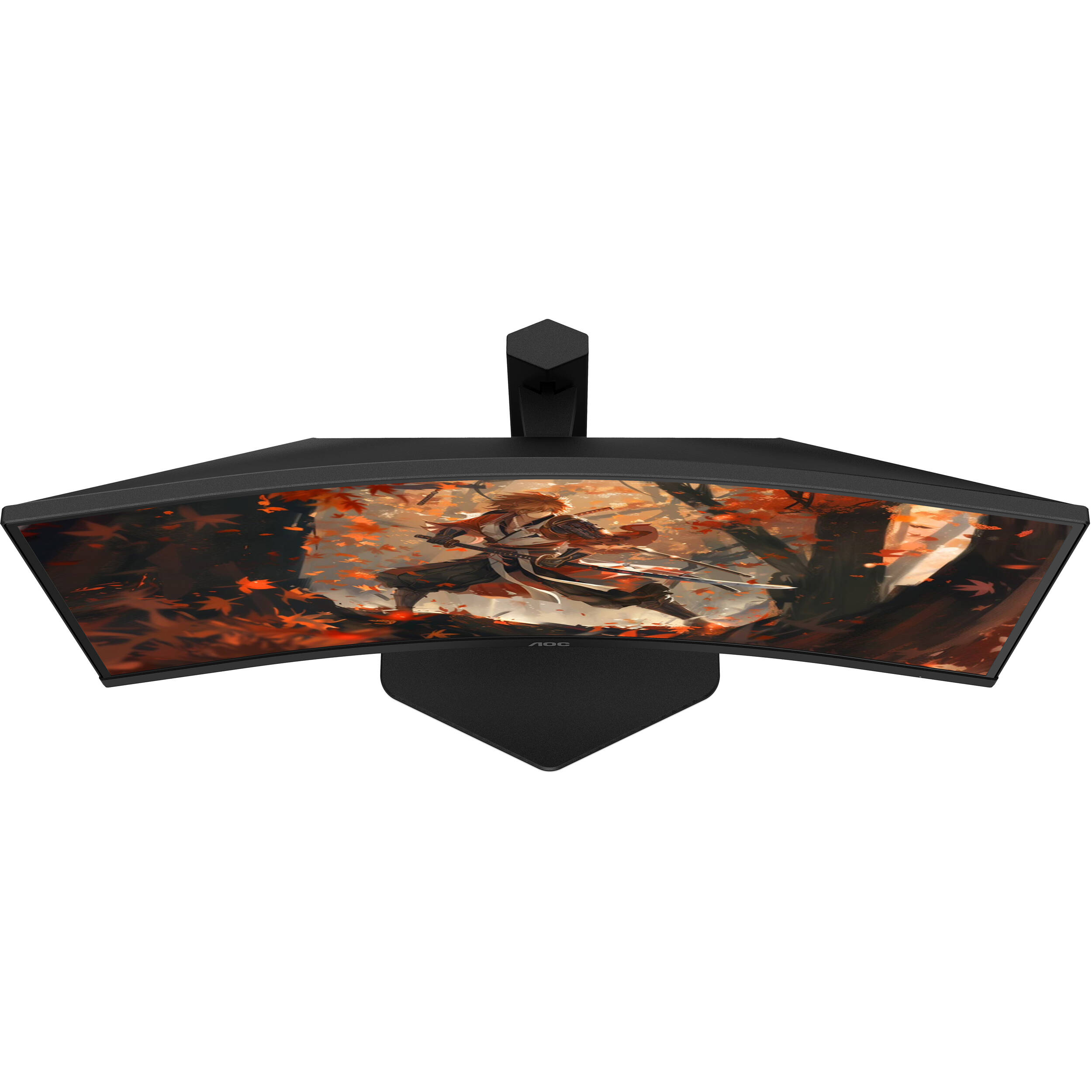 AOC CQ27G4X 27-inch curved QHD gaming monitor with 180 Hz refresh rate — view 8