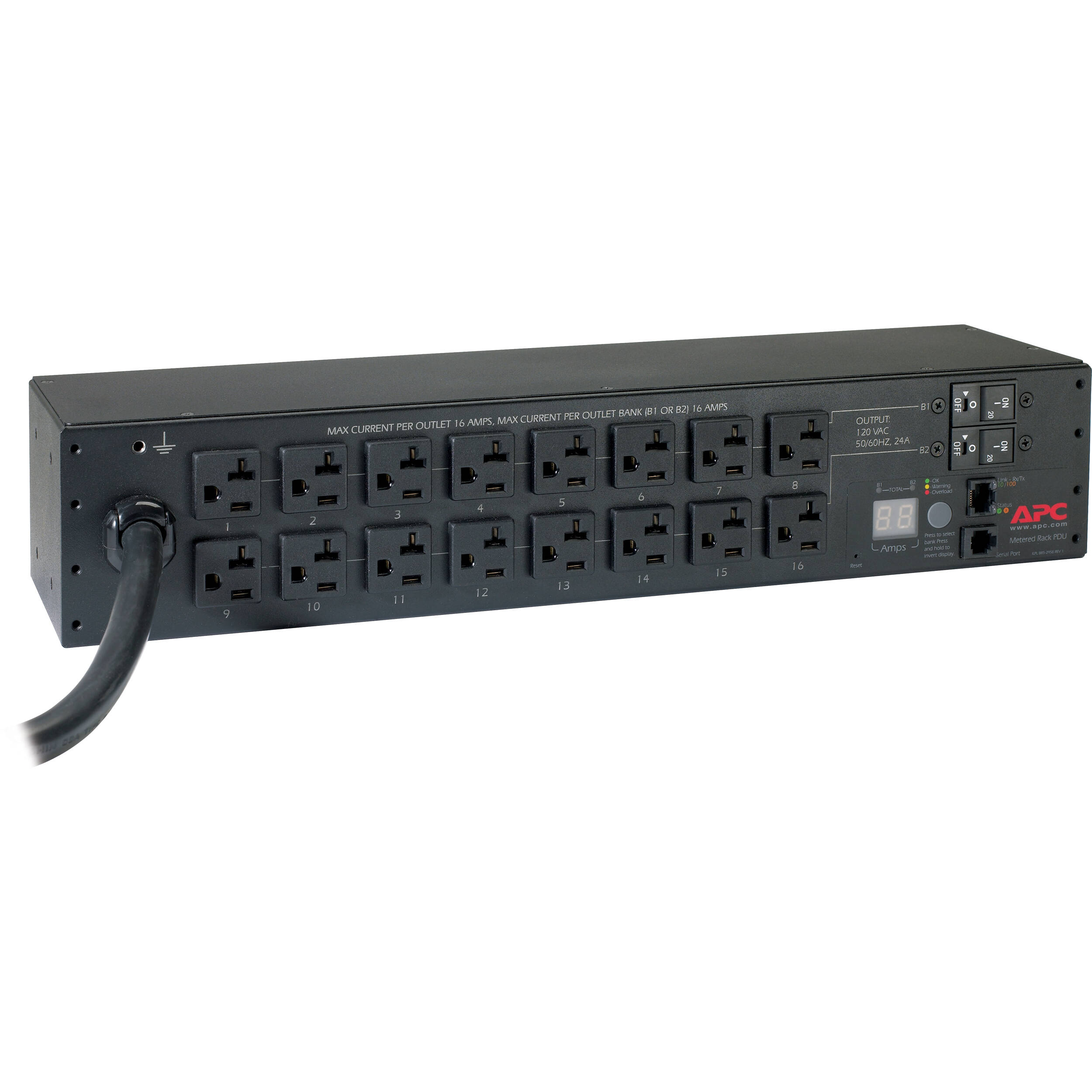 Rack PDU Metered 2U 30A 120V — view 2