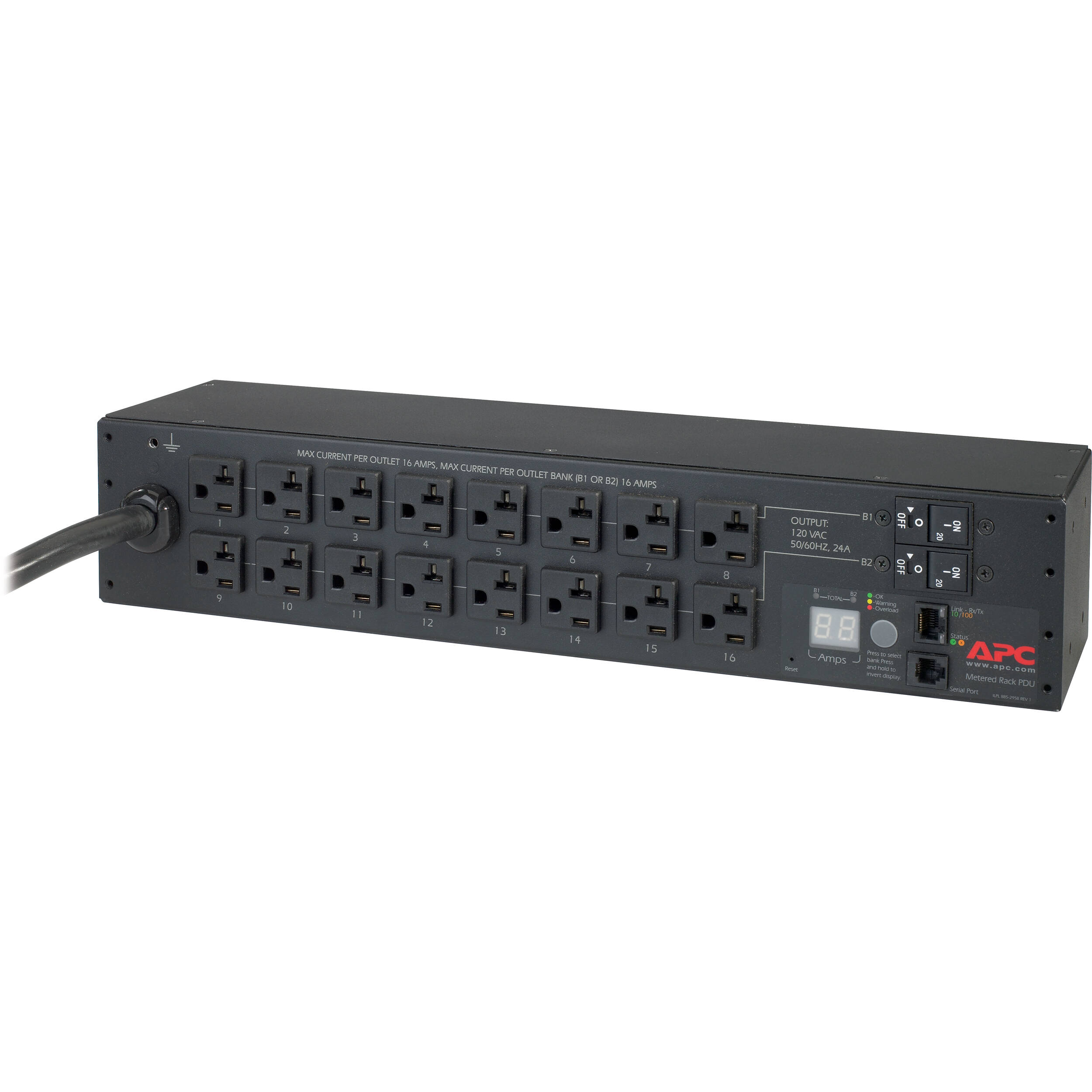 Rack PDU Metered 2U 30A 120V — view 4