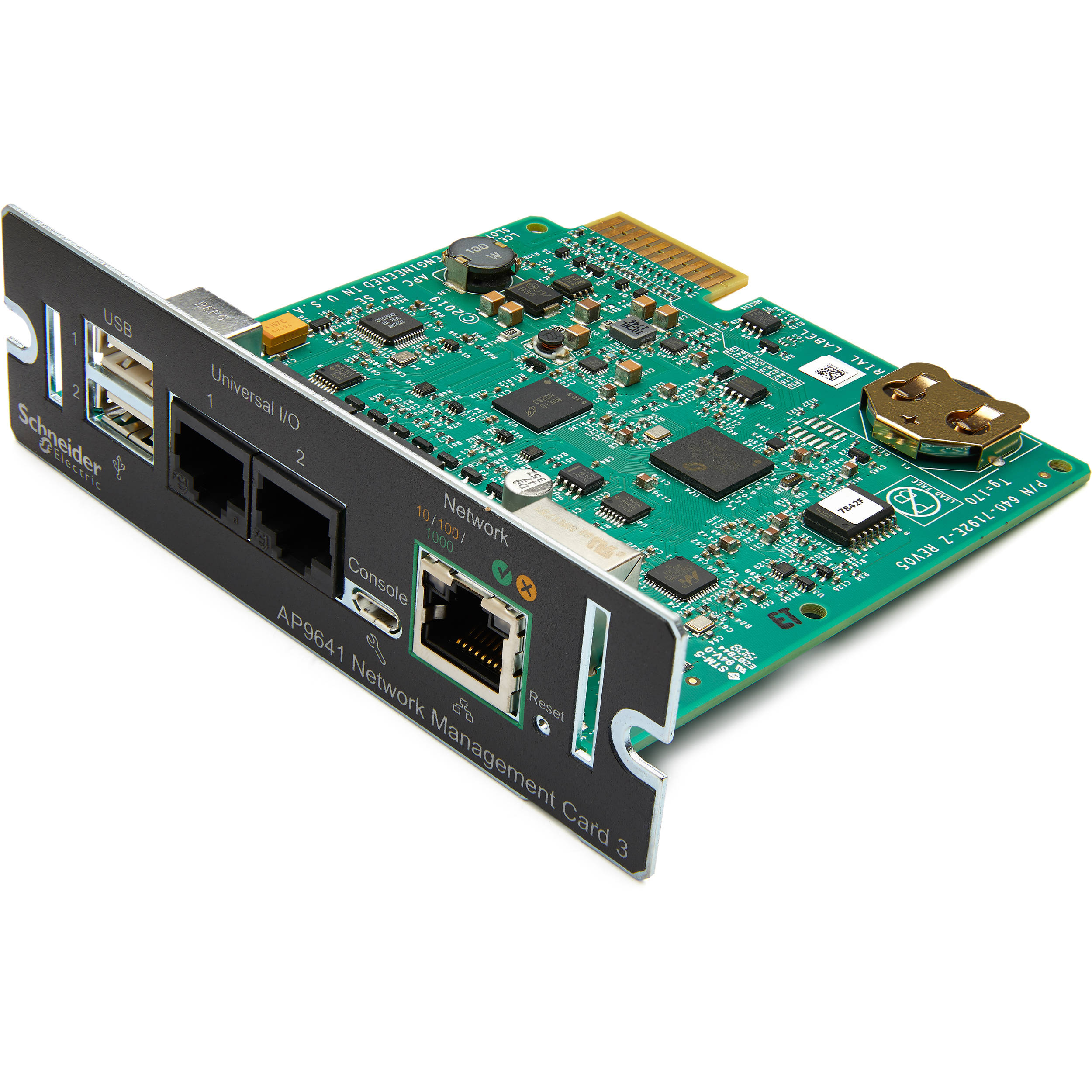 APC AP9641 UPS Network Management Card with environmental monitoring and remote management — view 3