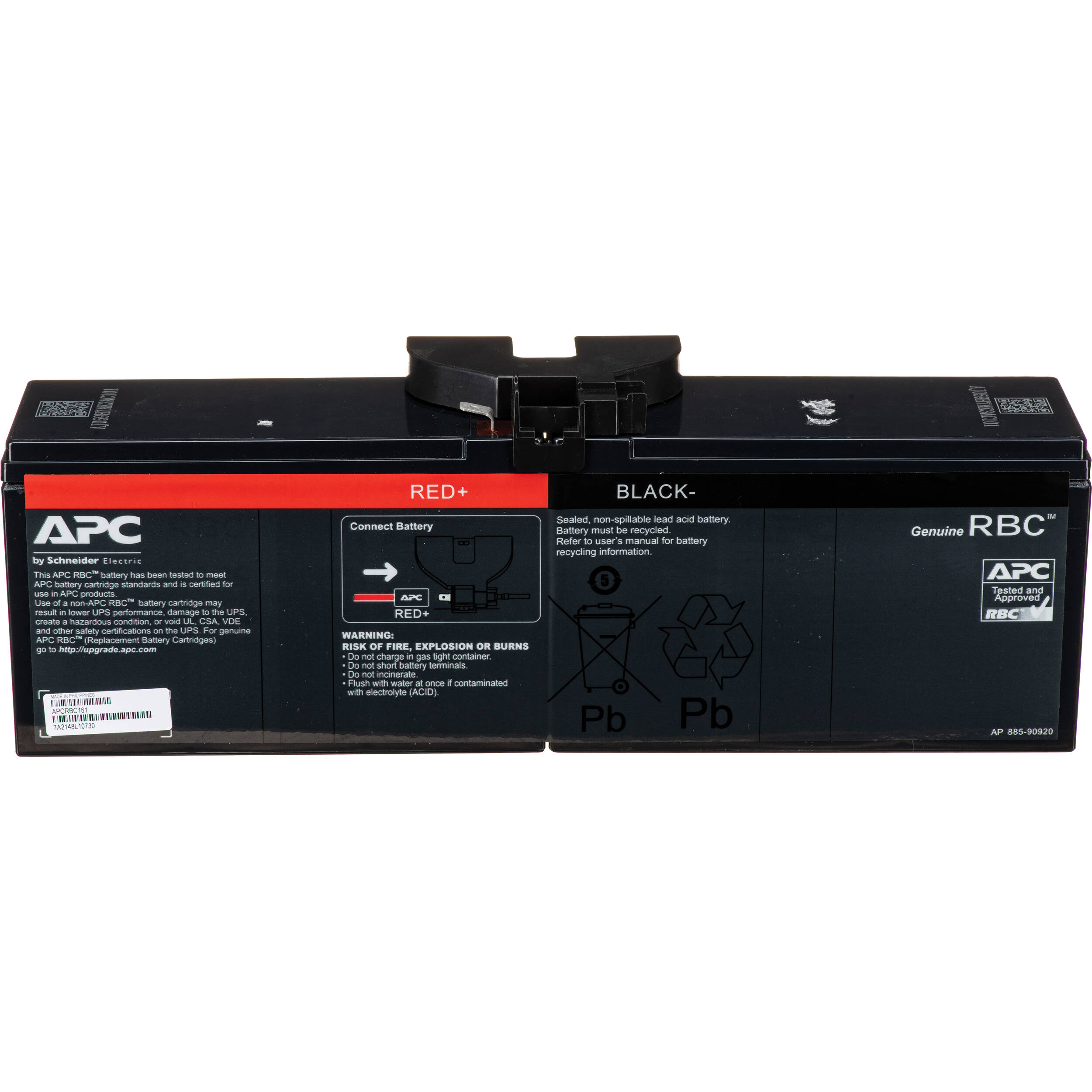 APC Replacement Battery Cartridge 161 for compatible APC UPS systems — view 2