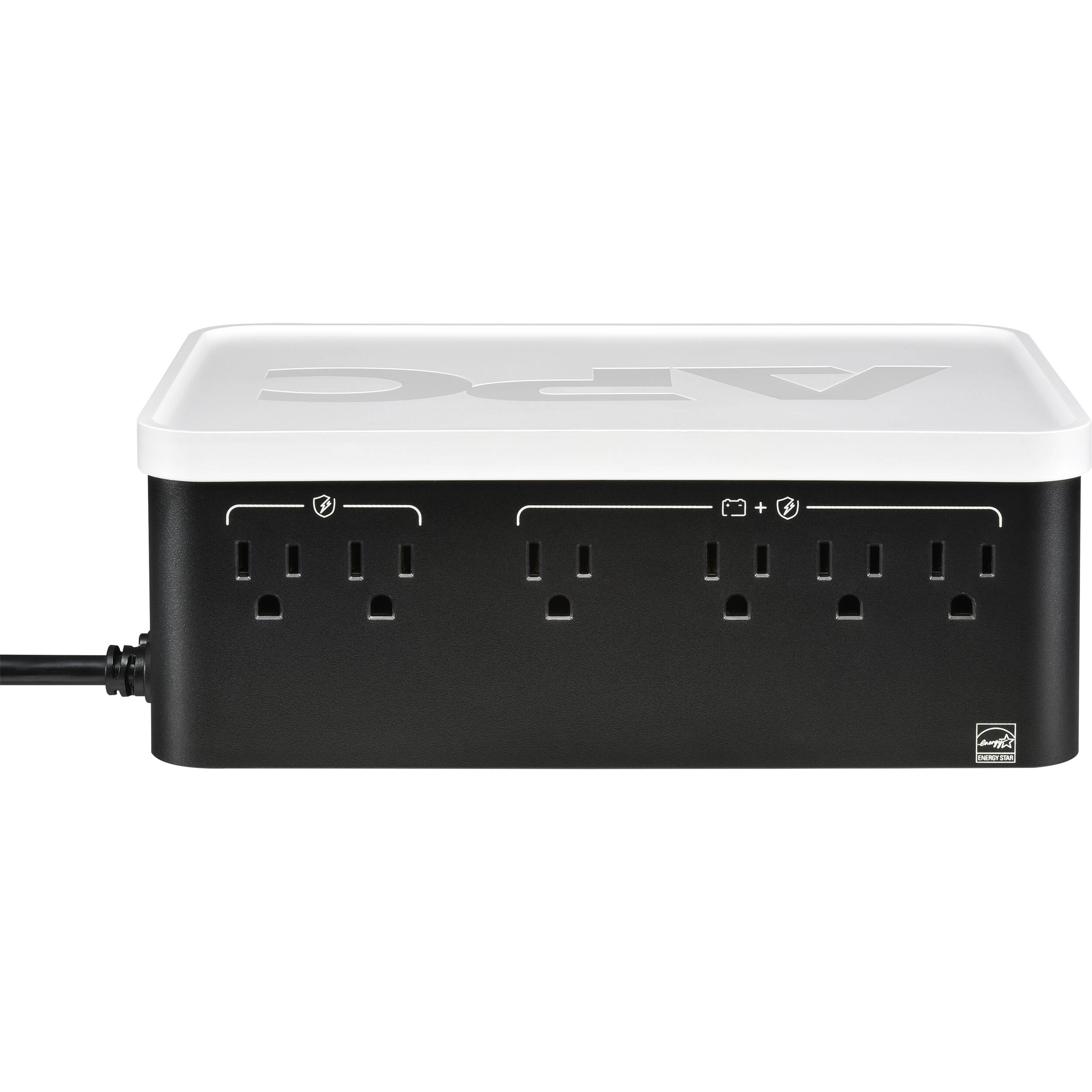 APC Back-UPS BE500G3 desktop UPS with 6 outlets and 500 VA capacity — view 5